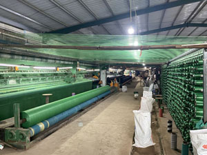 green flat wire shade net